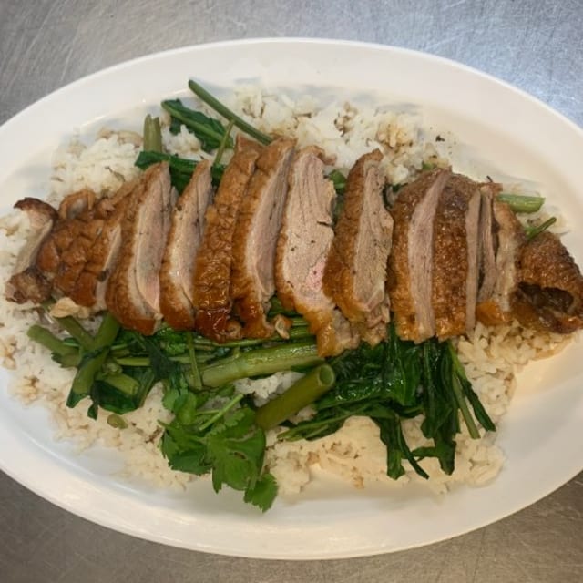 Roast Duck over Rice.