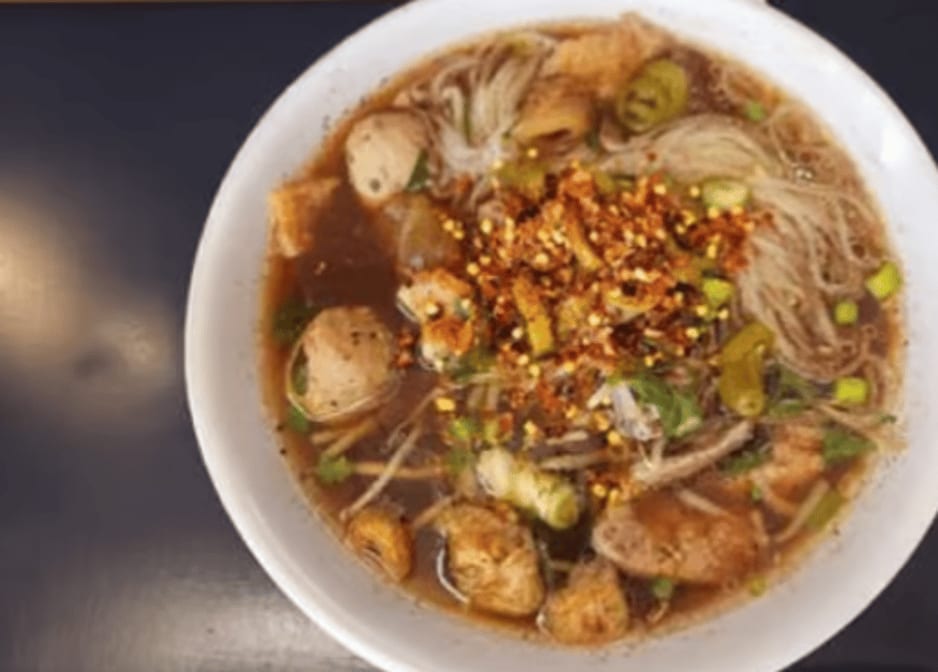 Boat Noodles with Pork.