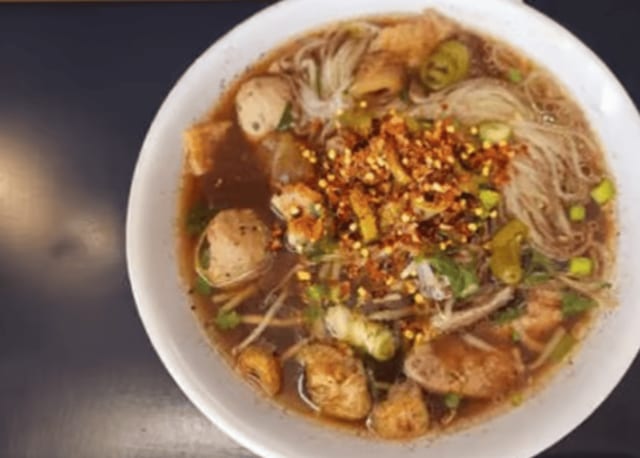 Boat Noodles with Pork.