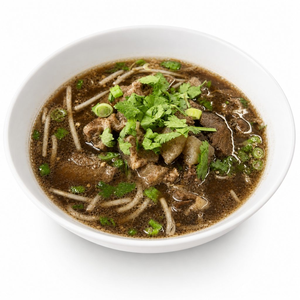 Beef Tendon Soup.