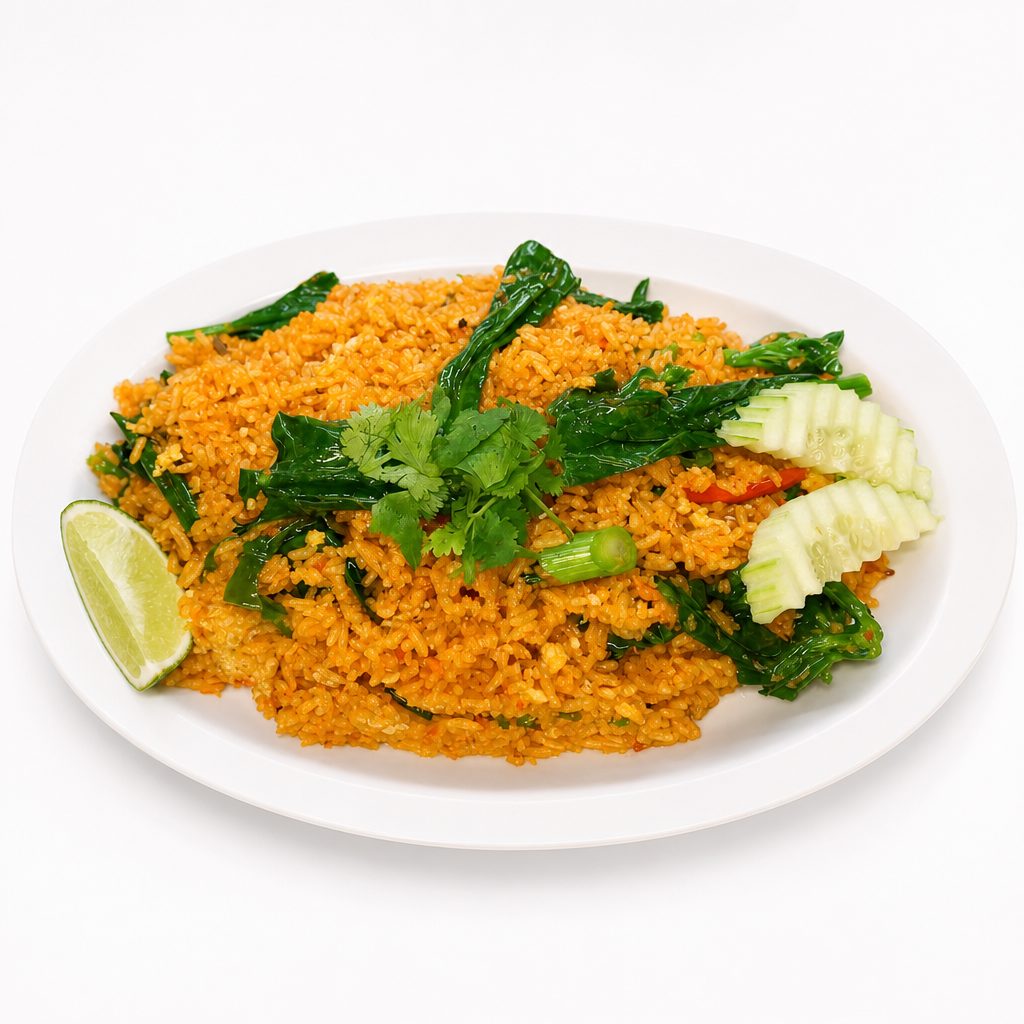 Crab Paste Fried Rice.