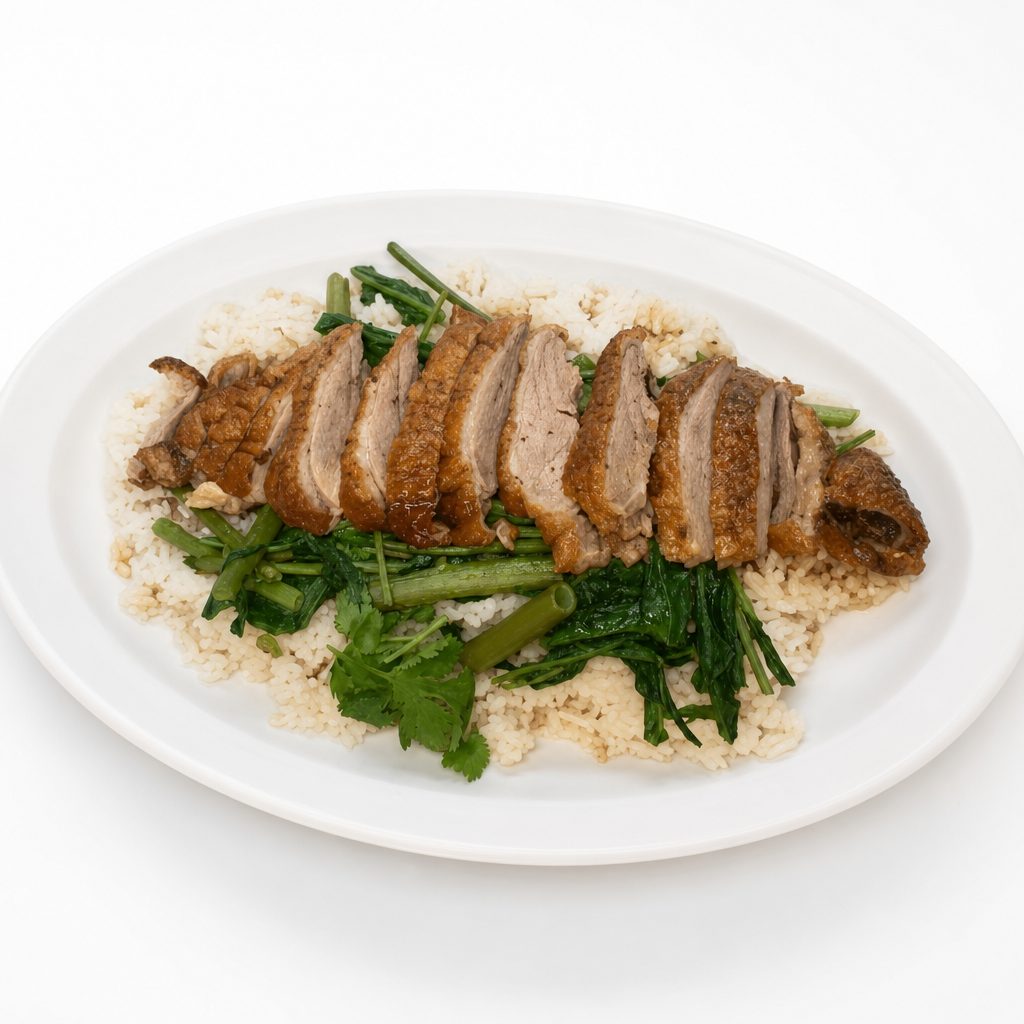 Roast Duck over Rice.