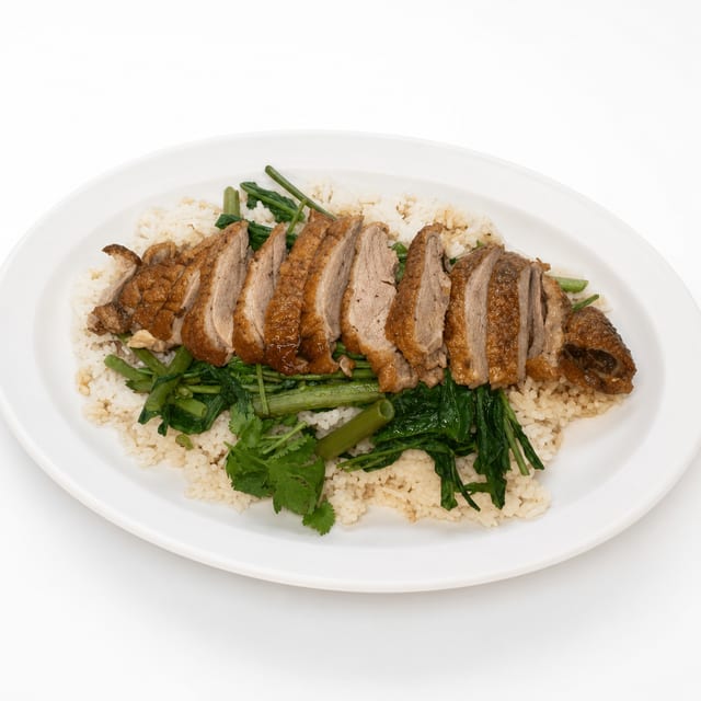 Roast Duck over Rice.