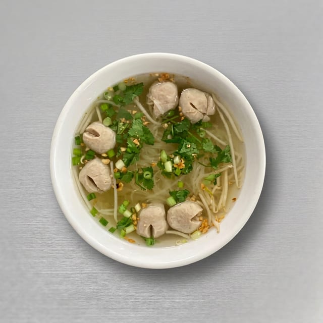 Noodles with Pork Balls.
