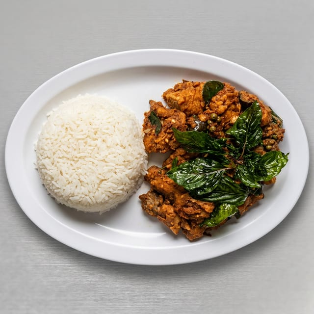 Crispy Catfish Curry.