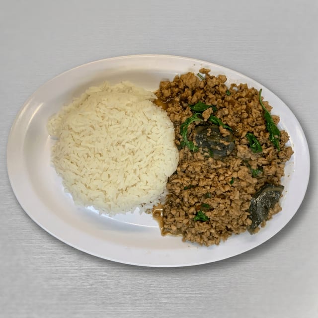 Preserved Egg Kra Pao.