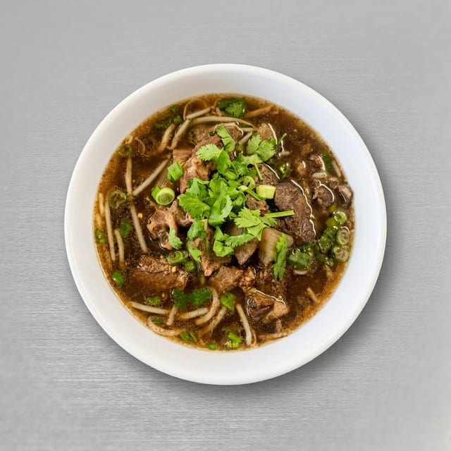 Beef Tendon Soup.