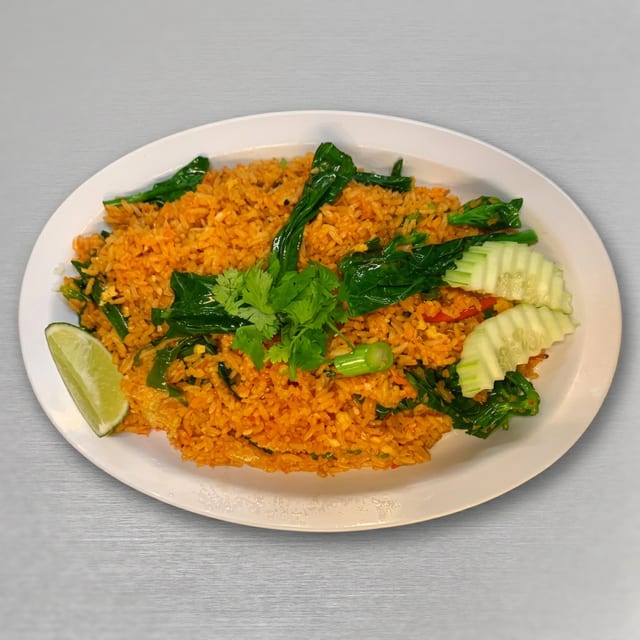 Crab Paste Fried Rice.